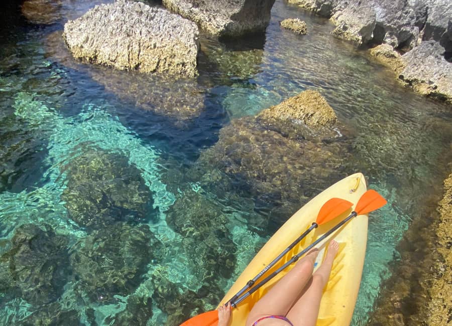 Kayak e paddle con consegna in Sardegna